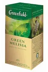 Чай GREENFIELD "Green Melissa" зеленый 25пак*1,5гр., фото №1