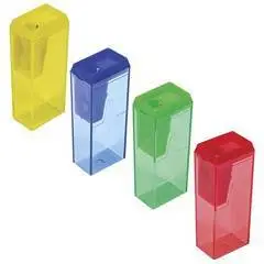 Точилка с контейнером, ассорти, фото №1