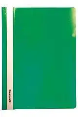Скоросшиватель пластиковый Brauberg зеленый А4, фото №1