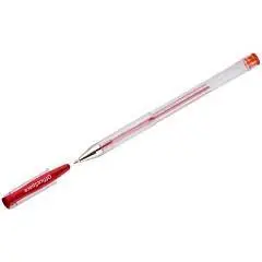 Ручка гелевая "OfficeSpace" красная, 1мм, фото №1