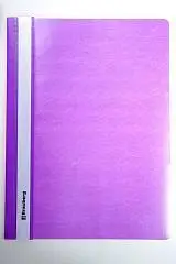 Скоросшиватель пластиковый Brauberg фиолетовый А4, фото №1