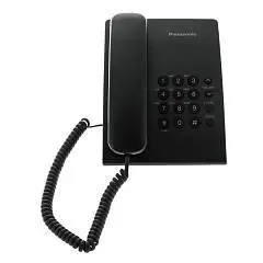 Телефон PANASONIC KX-TS2350RUB черный, фото №1