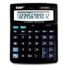 Калькулятор STAFF STF-888-12, 12 разр, дв.пит, фото №1