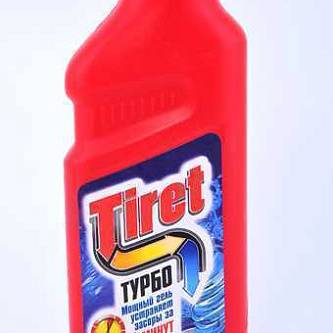 Гель д/чистки труб "Tiret" Turbo 500мл