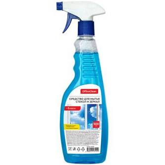 Средство для стекол OfficeClean Блеск 500мл, курок