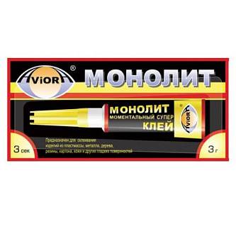 Суперклей Монолит Aviora , 3гр