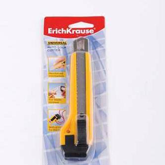 Нож канцелярский ЕК Универсальный 18мм с автомат. фиксацией