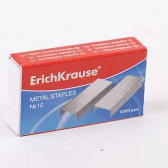 Скобы №10 "Erich Krause" 1000 шт/уп.