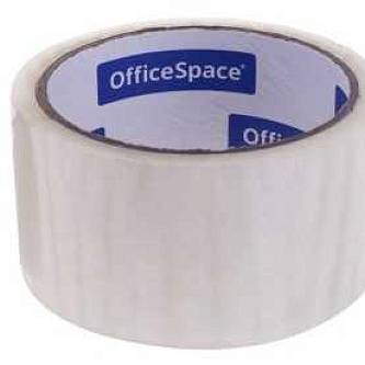Клейкая лента упаковочная OfficeSpace 50ммх40м 40мкм прозр