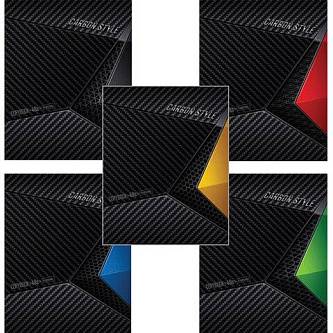 Тетрадь 48л кл А5 "CarbonStylee" выборочный лак