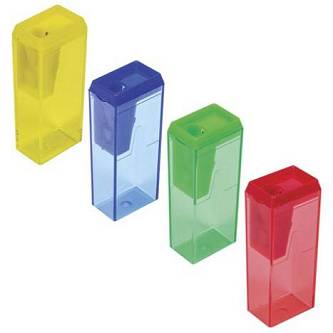 Точилка с контейнером, ассорти