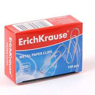 Скрепки ErichKrause 28мм, 100шт