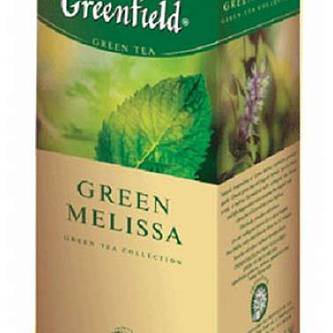 Чай GREENFIELD "Green Melissa" зеленый 25пак*1,5гр.