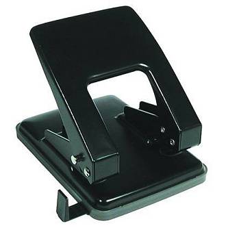 Дырокол EK Quadro 40л черный