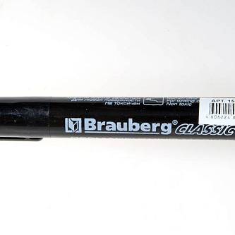 Маркер перманентный Brauberg 3мм черный кругл
