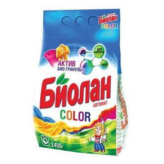 Порошок стиральный "Биолан" Color 2,4кг