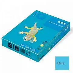 Бумага IQ Intensive  А4, 80 г/м, 500л, свет-синий, фото №1