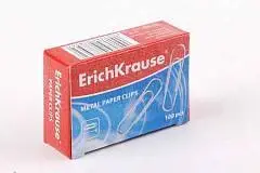 Скрепки ErichKrause 33мм, 100шт, фото №1