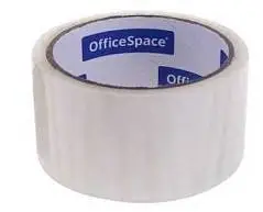 Клейкая лента упаковочная OfficeSpace 50ммх40м 40мкм прозр, фото №1