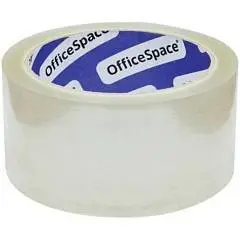 Клейкая лента упаковочная OfficeSpace 50ммх66м 40мкм прозр, фото №1