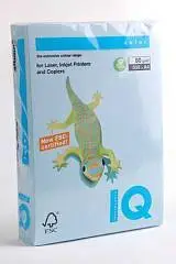 Бумага IQ pale 80г А4 500л голубой лед, фото №1