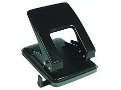 Дырокол EK Строгость Классика до 40л черный, фото №1