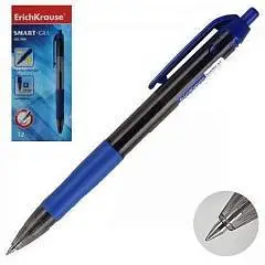 Ручка гелевая автоматическая EK SMART-GEL, синяя, фото №1