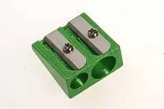 Точилка металлическая EK Цветная сталь Дуо на 2 отв, цветная, фото №1