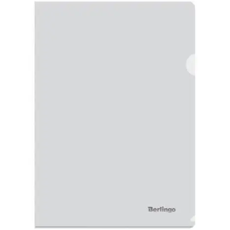 Папка-уголок "Berlingo/Стамм" А4 прозрачная, фото №1
