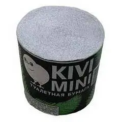 Туалетная бумага KIVI мини серая 1-сл. без втулки, фото №1