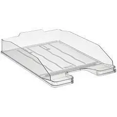 Лоток горизонтальный Эксперт прозрачный, фото №1