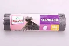 Пакеты для мусора 60л 20шт Стандарт, 7,4мкм, фото №1