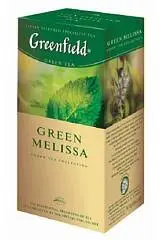 Чай GREENFIELD Green Melissa зеленый 25пак*1,5гр., фото №1