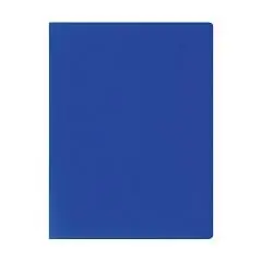 Папка с 10 вкладышами СТАММ А4, 500мкм, синяя, фото №1