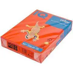 Бумага IQ Intensive  А4, 80 г/м, 500л, кор-крас., фото №1