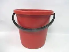 Ведро 6л, пластик без крышки, цвет ассорт., фото №1