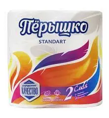 Туалетная бумага Перышко/Лилия 2 слоя 4шт/уп, фото №1