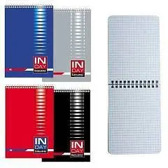 Блокнот Brauberg А6 48л клетка, евроспираль, фото №1