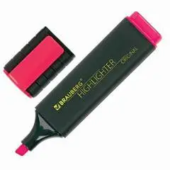 Текстовыделитель Brauberg 1-5мм розовый, фото №1