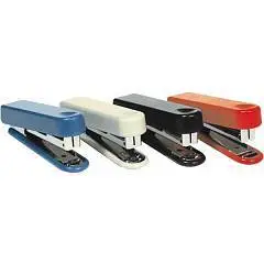 Степлер №10 ErichKrause Классика, до 15л, ассорти, фото №1