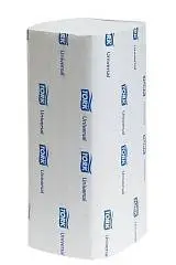 Полотенца бумажные д/дисп Tork Universal 23х23  ZZ 1 сл 250шт, фото №1