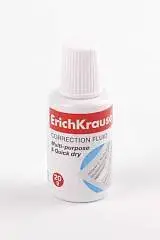 Корректирующая жидкость ErichKrause 20мл, с губкой, фото №1