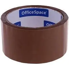 Клейкая лента упаковочная OfficeSpace 50ммх40м 40мкм коричн, фото №1