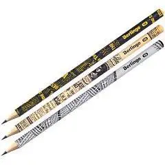 Карандаш чернографитный Berlingo Swift ТМ, круглый, ассорти, фото №1